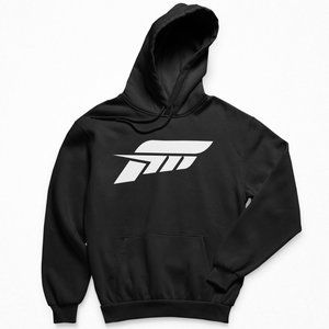 NEW Forza Motorsport Big Logo Fleece Pullover Hoodie BLACK